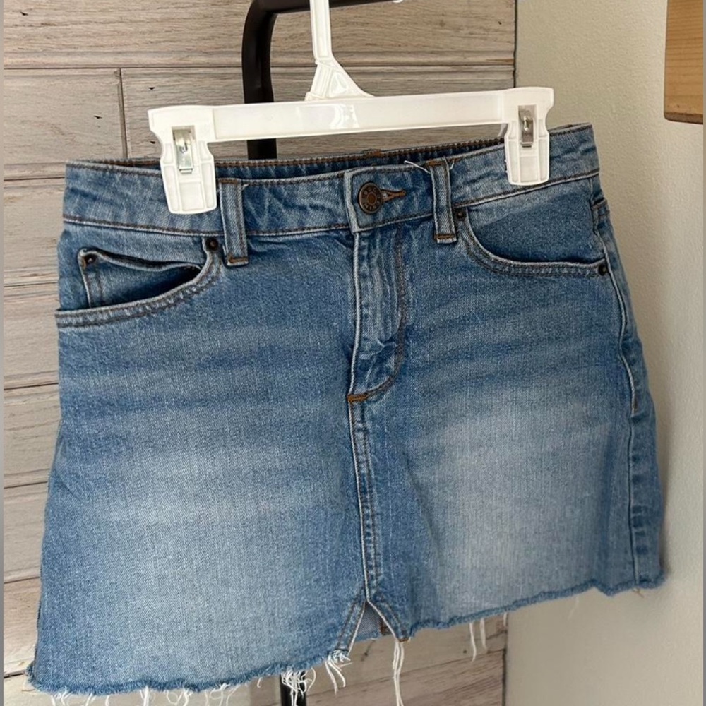 BDG Blue Casual Mini Skirt